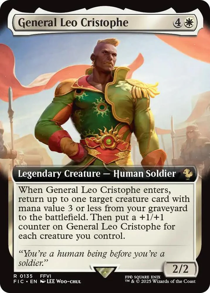 General Leo Cristophe Extended Art 135 (Commander: FINAL FANTASY)  - Extended Art