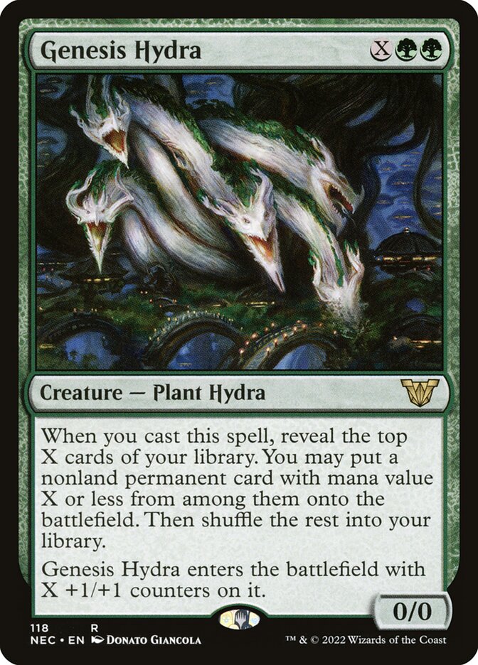 Genesis Hydra 118/38 (Commander: Kamigawa: Neon Dynasty)