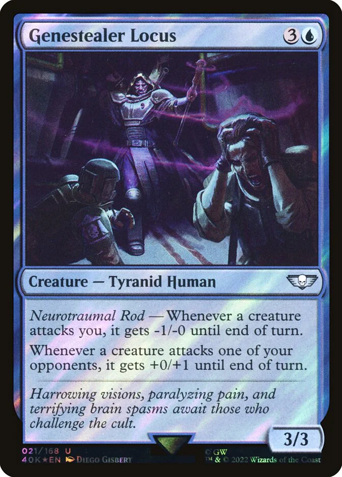 Genestealer Locus  21★/617 (Universes Beyond: Warhammer 40,000)  - Surge Foil