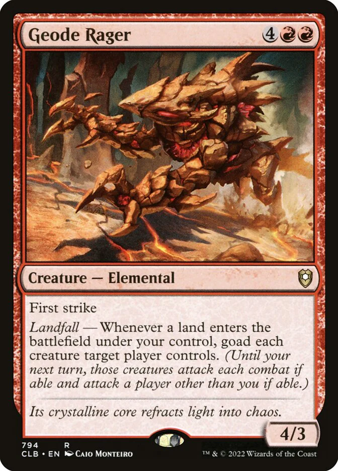 Geode Rager 794/361 (Commander Legends: Battle for Baldur's Gate)