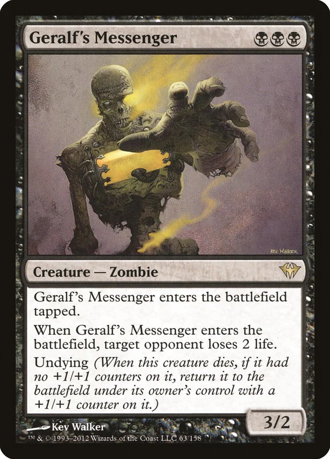 Geralf's Messenger 63/158 (Dark Ascension)