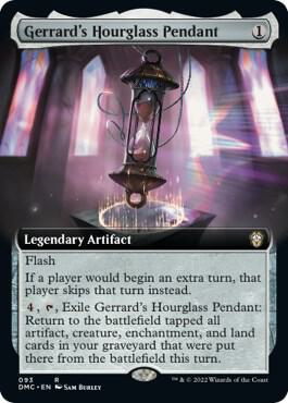 Gerrards Hourglass Pendant Extended Art 93/50 (Commander: Dominaria United)