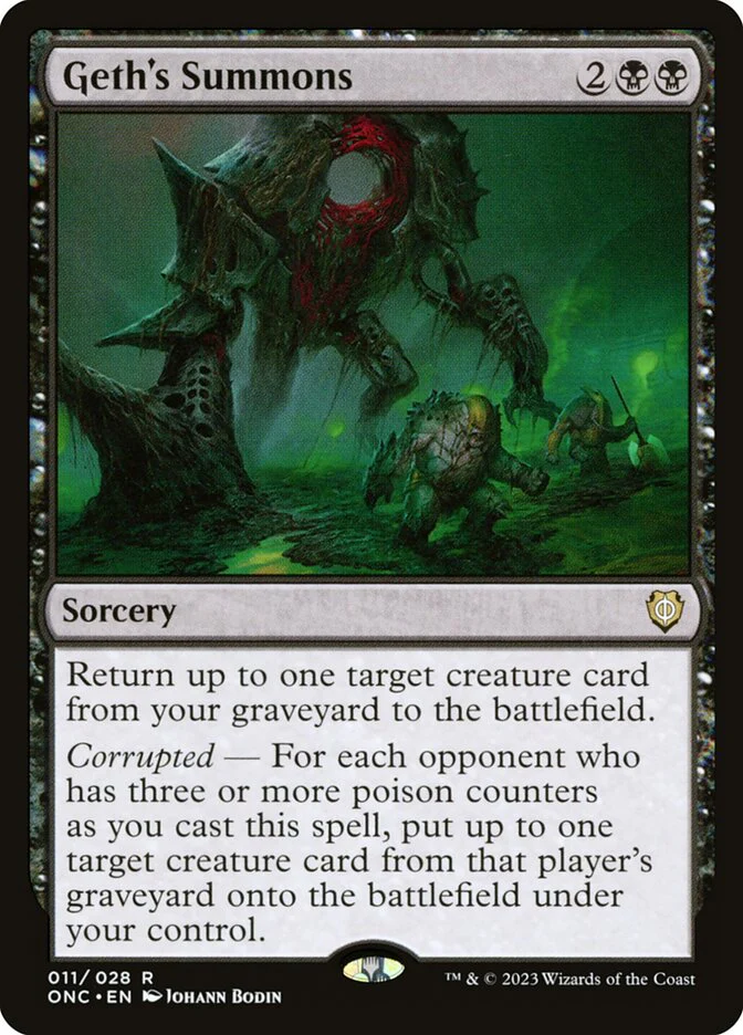 Geth's Summons 11/28 (Commander: Phyrexia: All Will Be One)