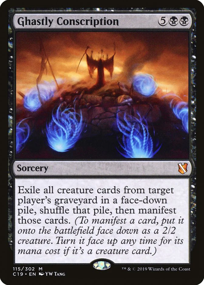 Ghastly Conscription 115/302 (Commander 2019)