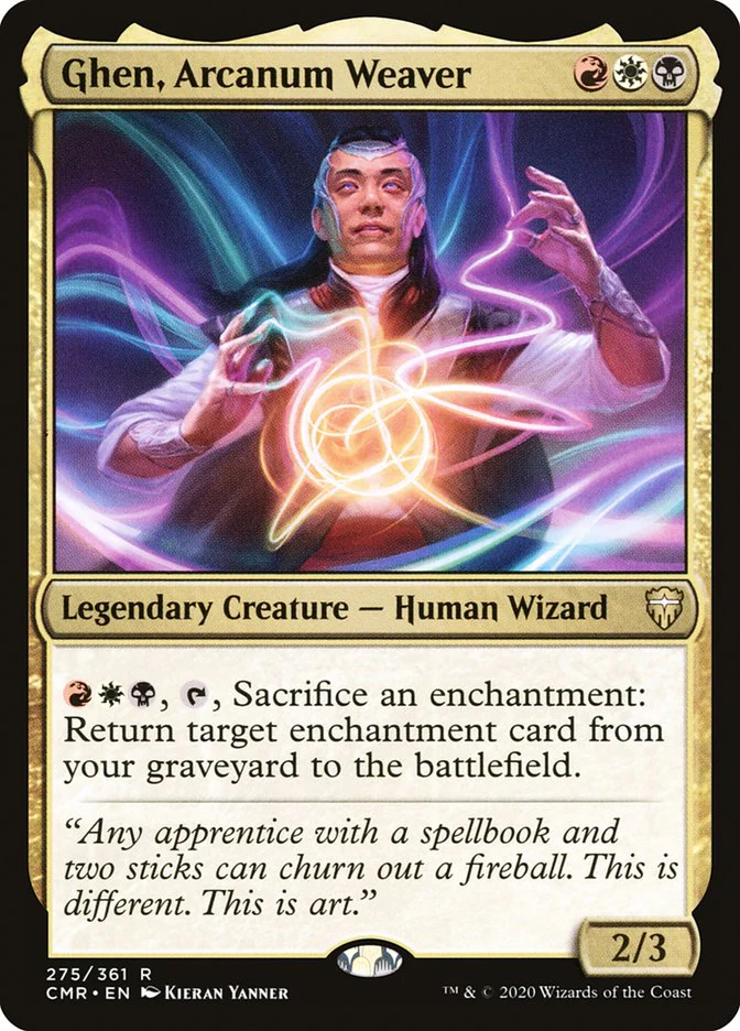 Ghen, Arcanum Weaver 275/361 (Commander Legends)  - Foil