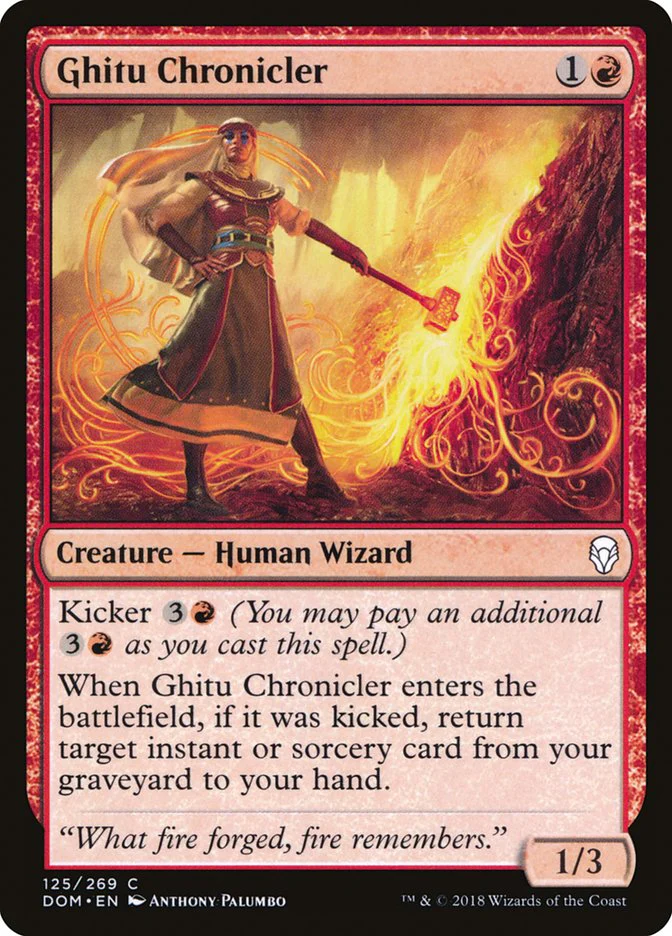 Ghitu Chronicler 125/269 (Dominaria) - Foil