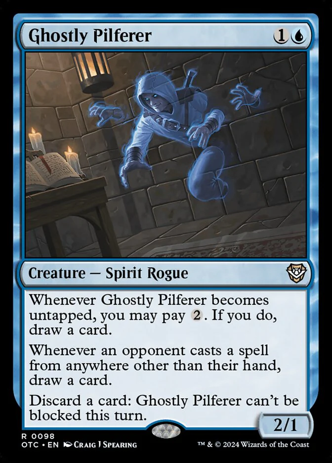 Ghostly Pilferer 98/342 (Commander: Outlaws of Thunder Junction)