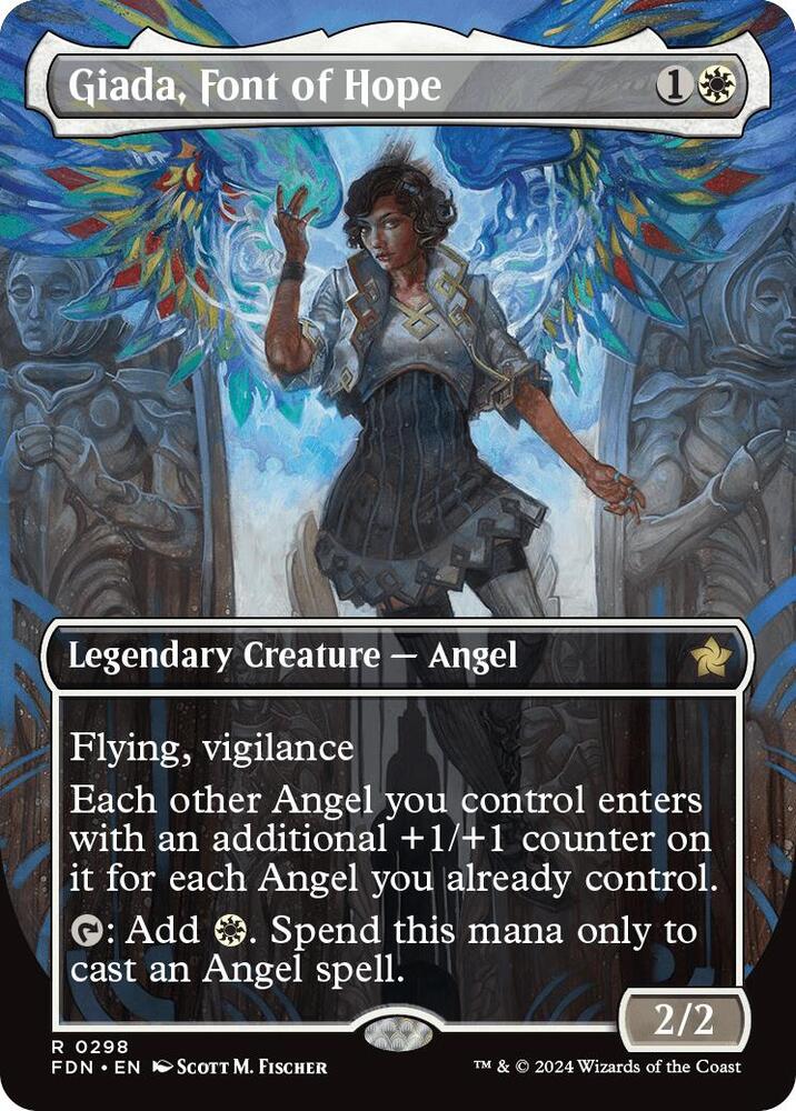 Giada, Font of Hope 298/291 (Foundations)  - Borderless Foil