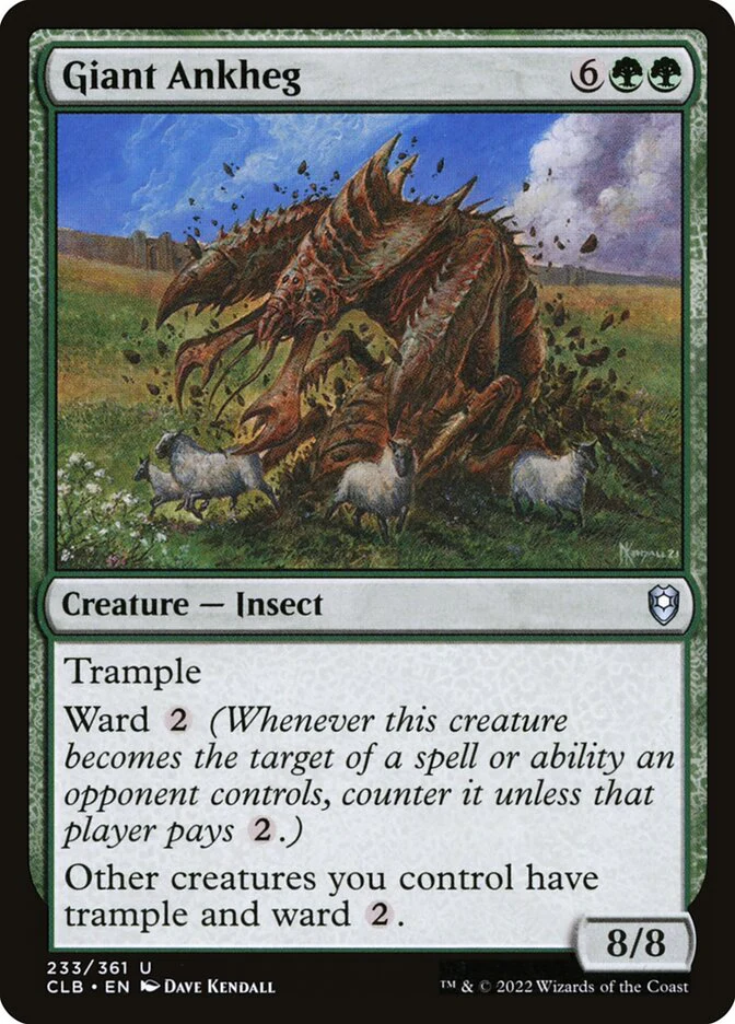 Giant Ankheg 233 (Commander Legends: Battle for Baldur's Gate)