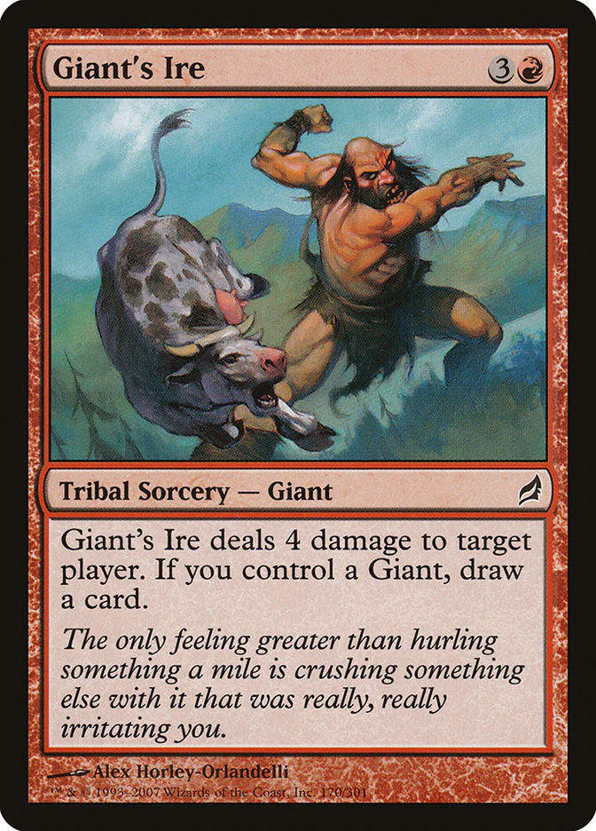 Giant's Ire 170/301 (Lorwyn) - Foil