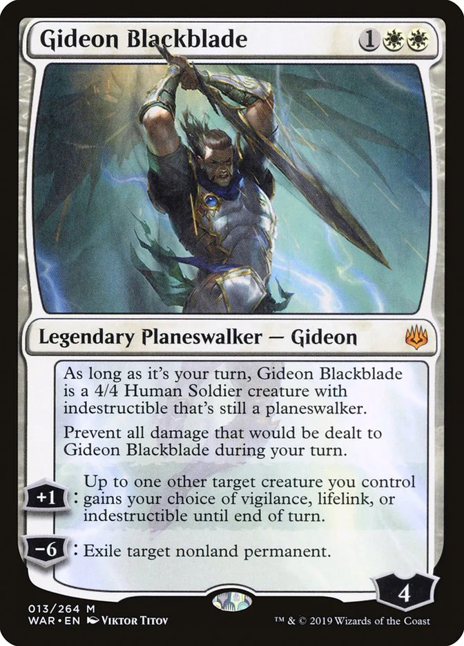 Gideon Blackblade 13/264 (War of the Spark)