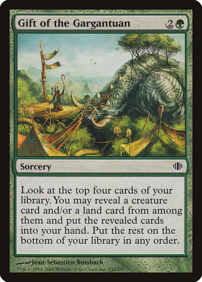 Gift of the Gargantuan 132/249 (Shards of Alara)  - Foil