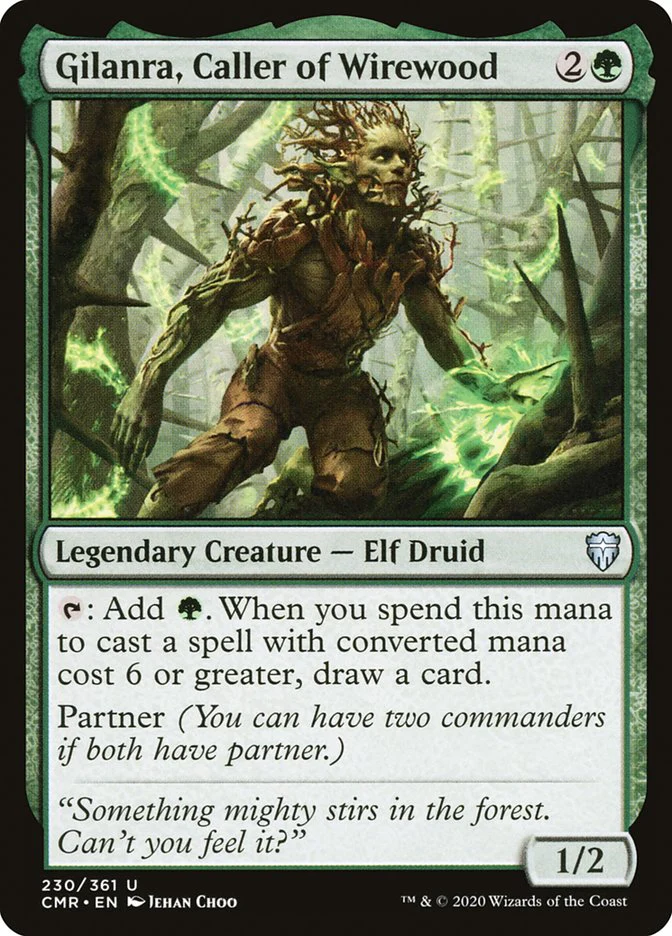 Gilanra, Caller of Wirewood 230/361 (Commander Legends)  - Foil
