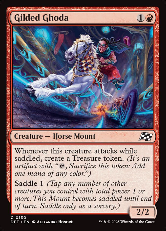 Gilded Ghoda 130/291 (Aetherdrift) - Foil