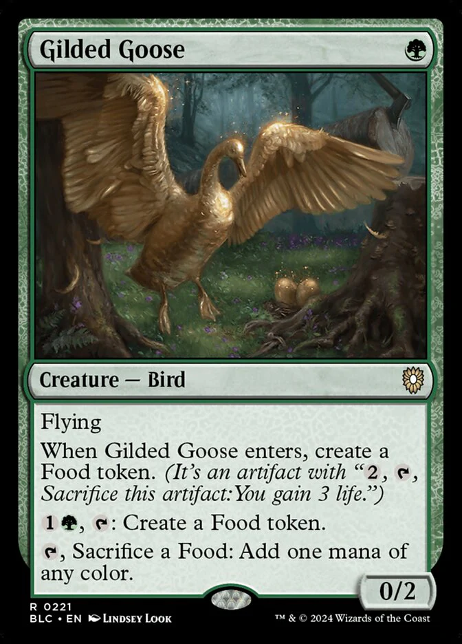Gilded Goose 221 (Commander: Bloomburrow)
