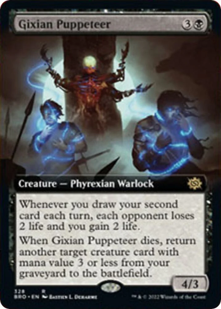 Gixian Puppeteer Extended Art 328/287 (The Brothers' War)  - Foil