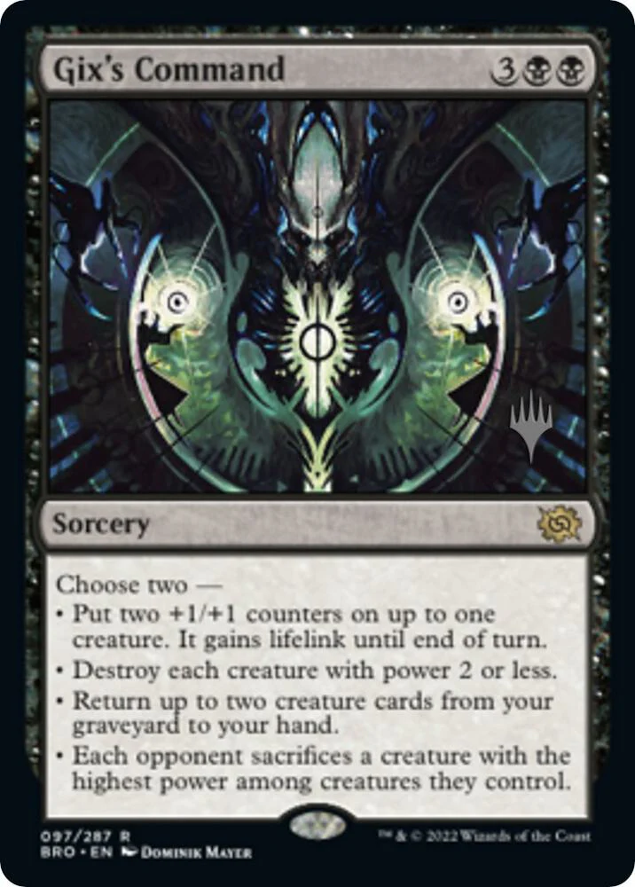 Gixs Command 97p/169 (Promo Pack: The Brothers' War)