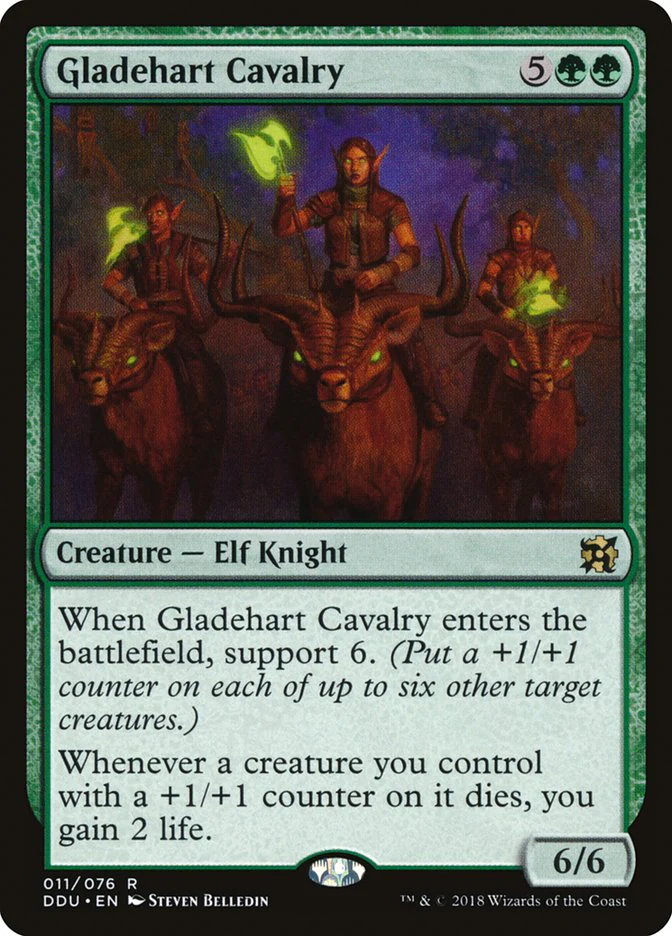 Gladehart Cavalry 11/76 (Duel Decks: Elves vs. Inventors)