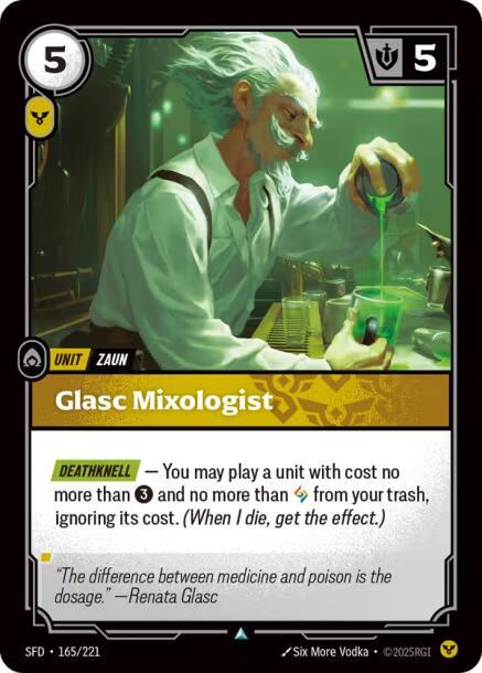 Glasc Mixologist 165/221 (Spiritforged)