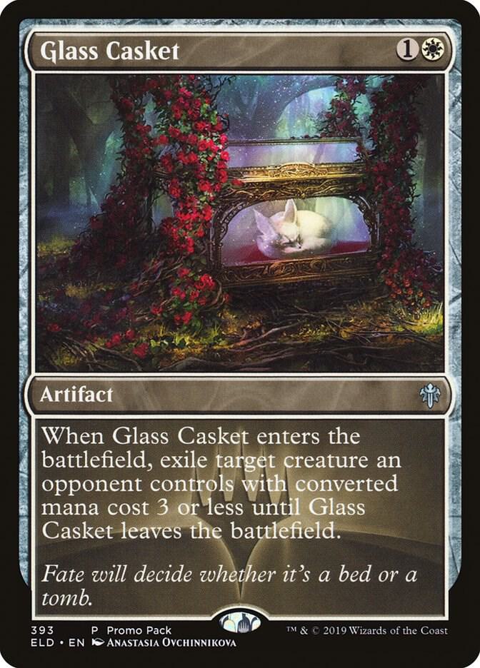 Glass Casket 393/269 (Promo Pack: Throne of Eldraine)  - Foil