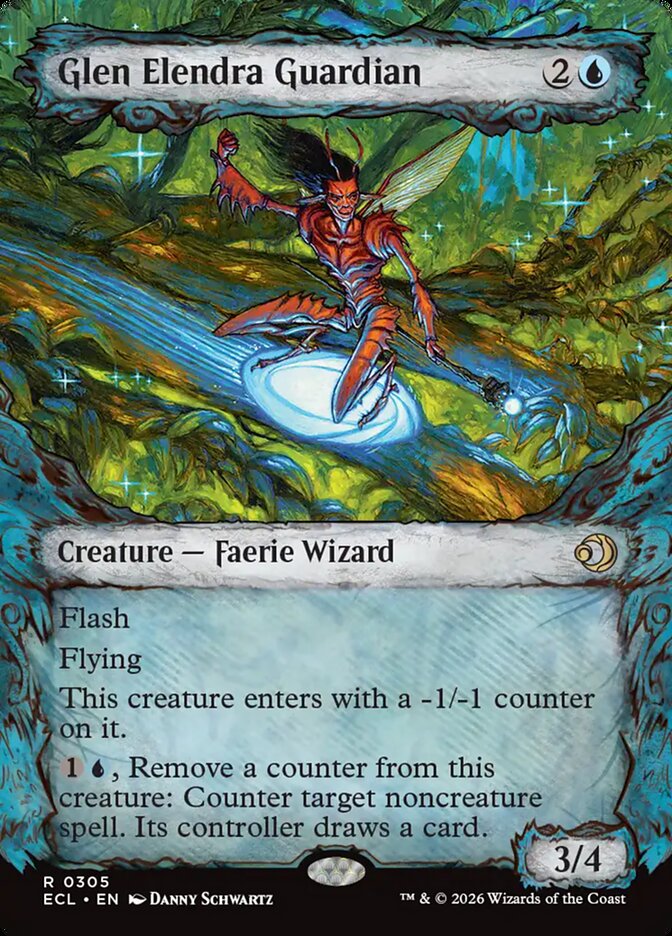 Glen Elendra Guardian 305 (Lorwyn Eclipsed) - Showcase Foil