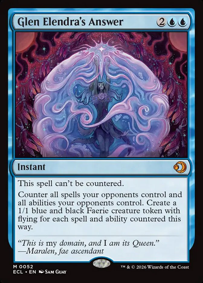 Glen Elendra's Answer 52 (Lorwyn Eclipsed)