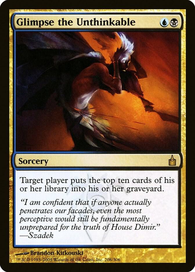 Glimpse the Unthinkable 208/306 (Ravnica: City of Guilds)