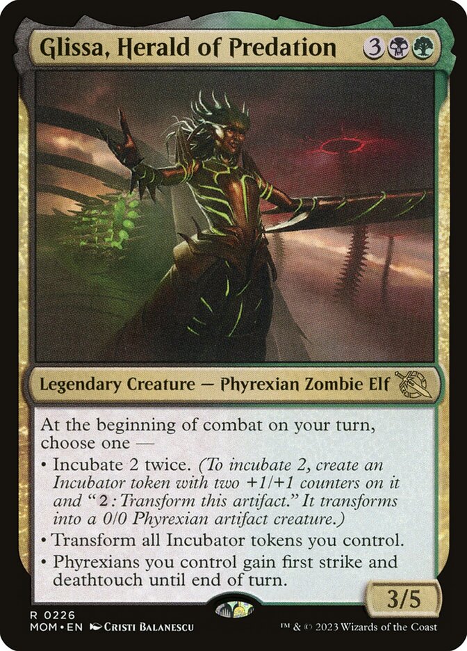 Glissa, Herald of Predation 226/291 (March of the Machine)