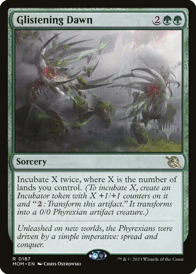 Glistening Dawn 187 (Promo Pack: March of the Machine)  - Foil