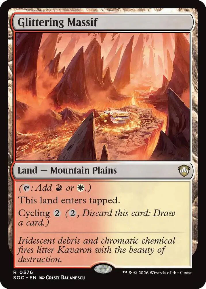 Glittering Massif 376 (Commander: Secrets of Strixhaven)