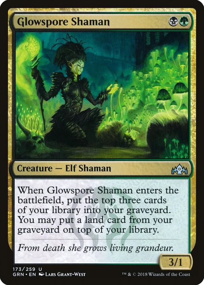 Glowspore Shaman 173/259 (Guilds of Ravnica)