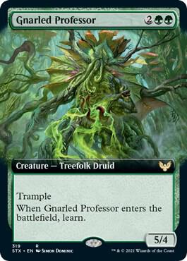 Gnarled Professor Extended Art 319/275 (Strixhaven: School of Mages)