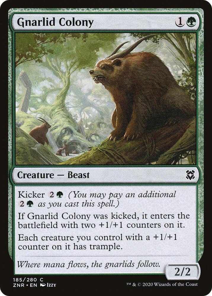 Gnarlid Colony 185/280 (Zendikar Rising)  - Foil