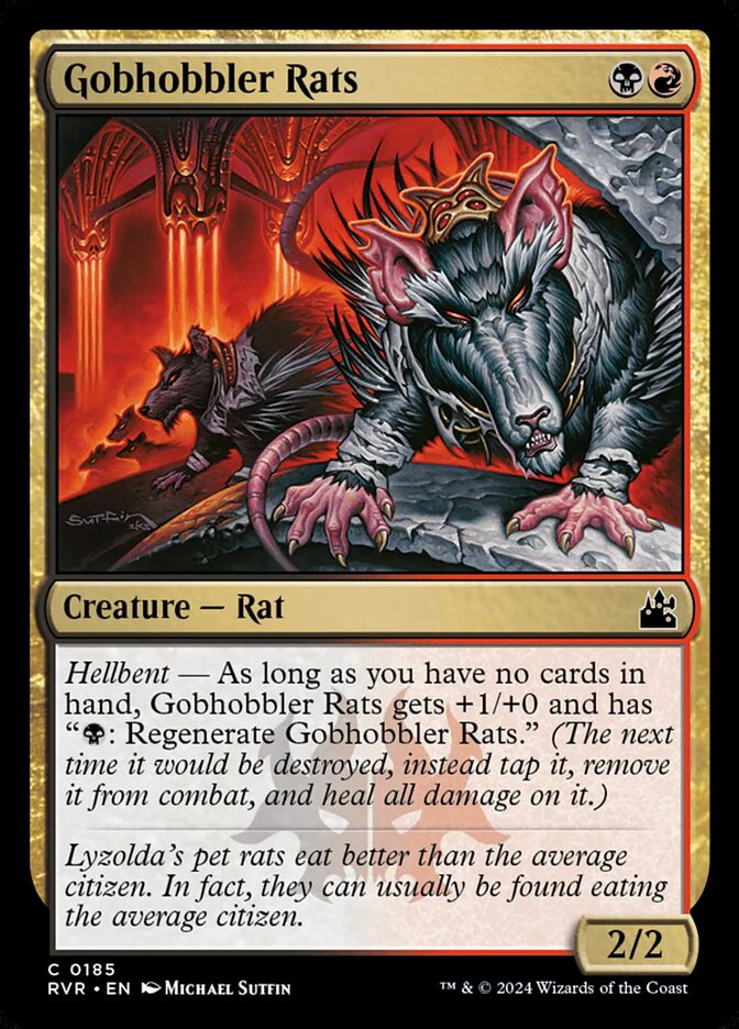 Gobhobbler Rats 185/291 (Ravnica Remastered)