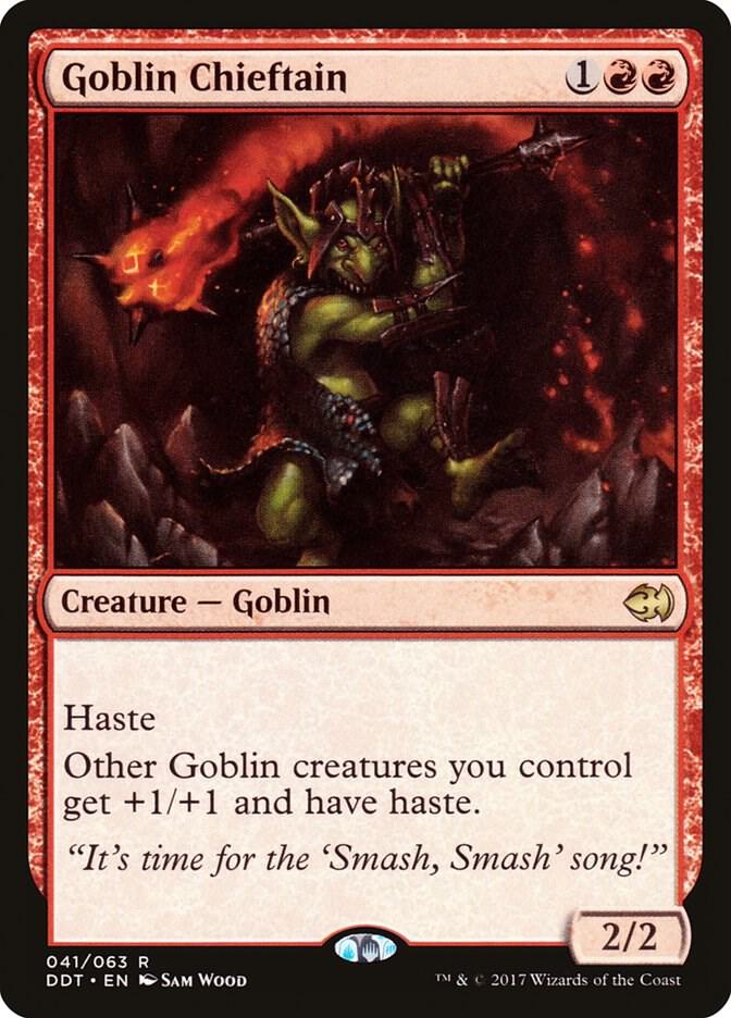 Goblin Chieftain 41/63 (Duel Decks: Merfolk vs. Goblins)