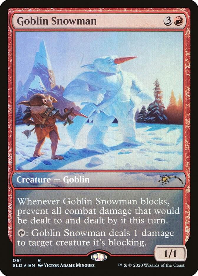 Goblin Snowman 61/1 (Secret Lair Drop Series)  - Full Art Foil