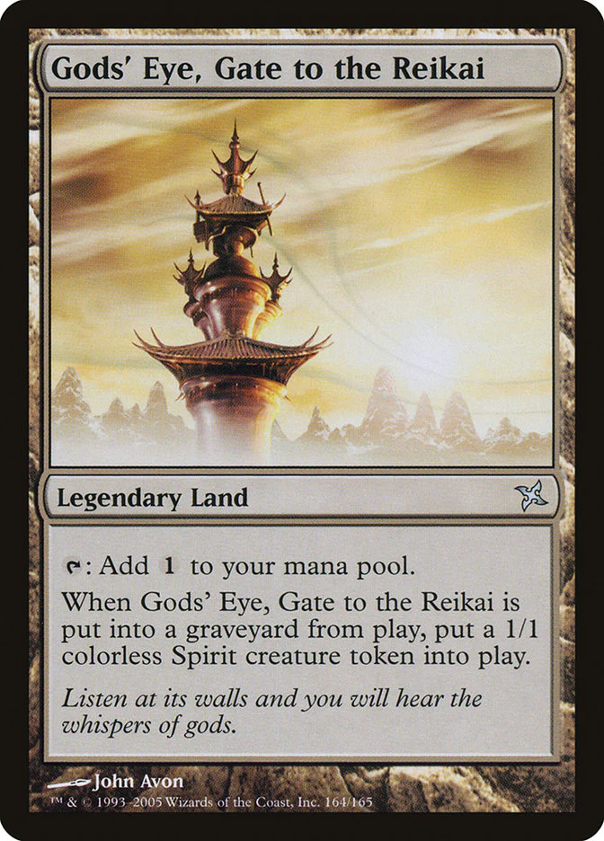 Gods' Eye, Gate to the Reikai 164/165 (Betrayers of Kamigawa)