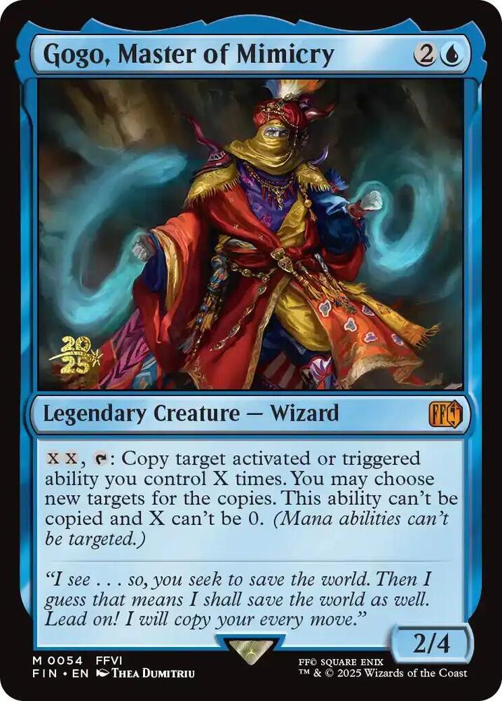 Gogo Master of Mimicry 54s/116 (Prerelease Cards)  - Foil