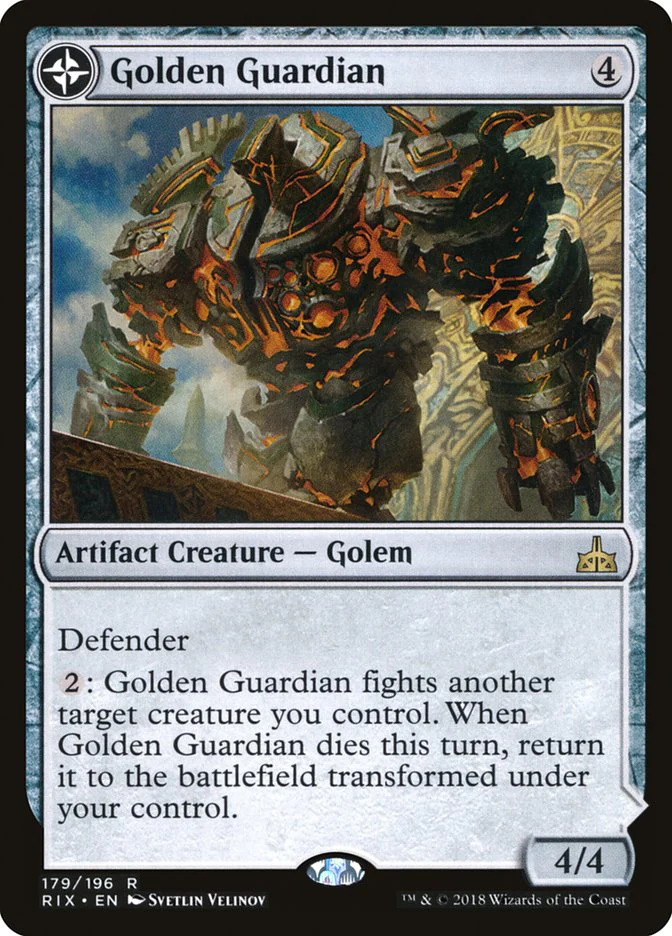 Golden Guardian // Gold-Forge Garrison 179/196 (Rivals of Ixalan)