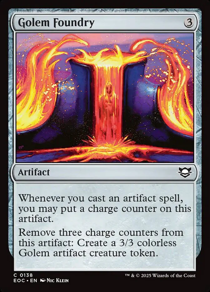 Golem Foundry 138 (Commander: Edge of Eternities)