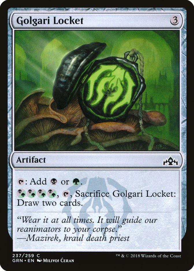 Golgari Locket 237/259 (Guilds of Ravnica) - Foil