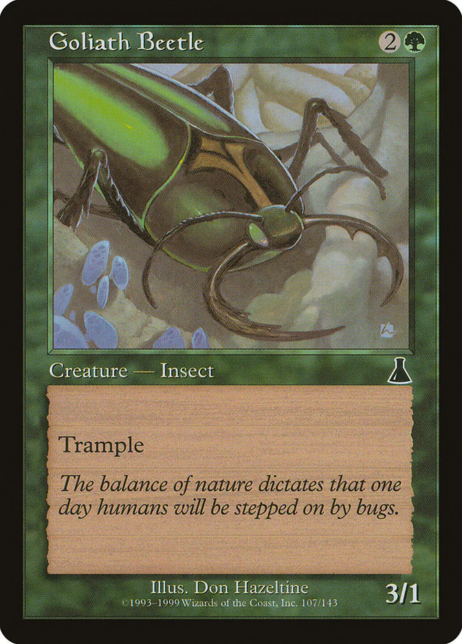 Goliath Beetle 107/143 (Urza's Destiny)  - Foil