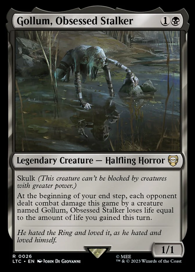 Gollum, Obsessed Stalker 26/347 (Commander: The Lord of the Rings: Tales of Middle-earth)