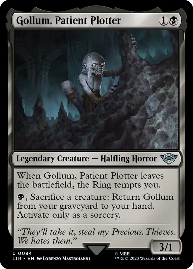 Gollum Patient Plotter 84 (Universes Beyond: The Lord of the Rings: Tales of Middle-earth)  - Foil