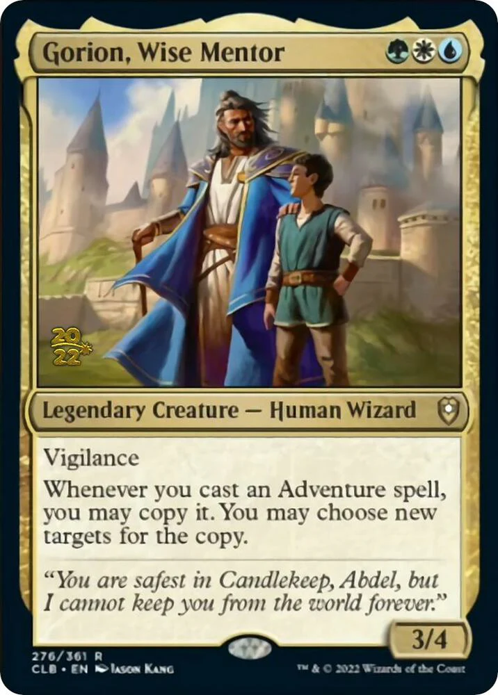 Gorion Wise Mentor 276s/108 (Prerelease Cards)  - Foil