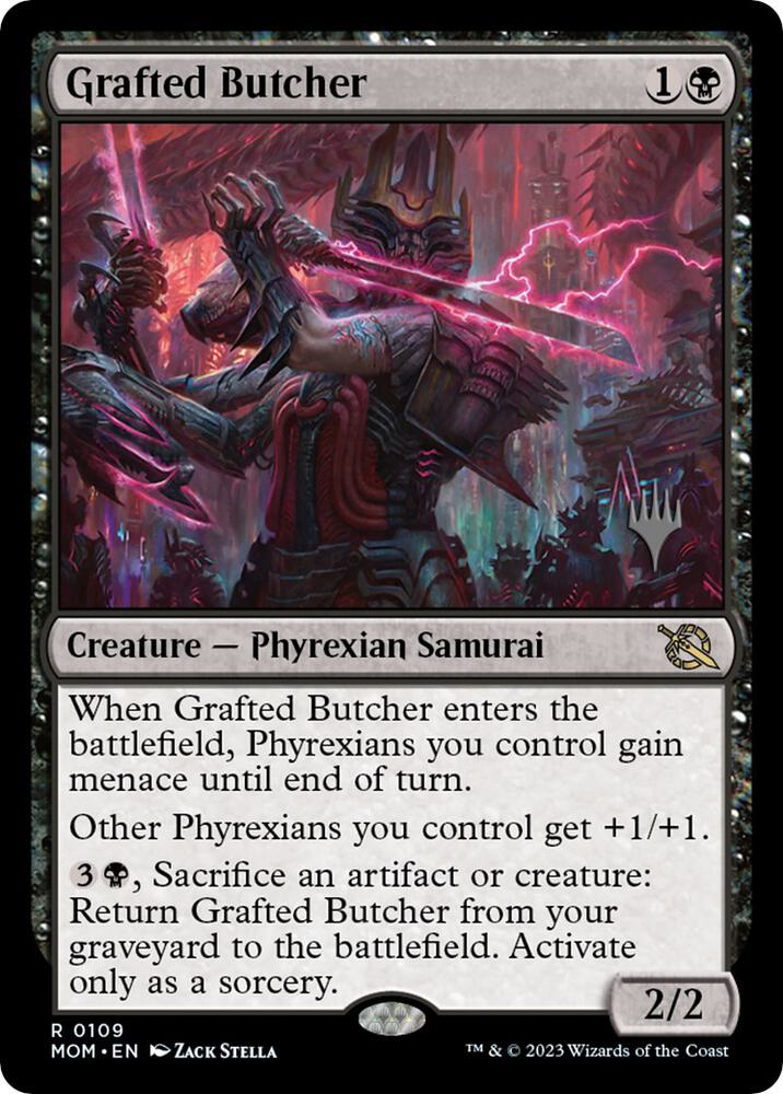 Grafted Butcher 109p/162 (Promo Pack: March of the Machine)  - Foil