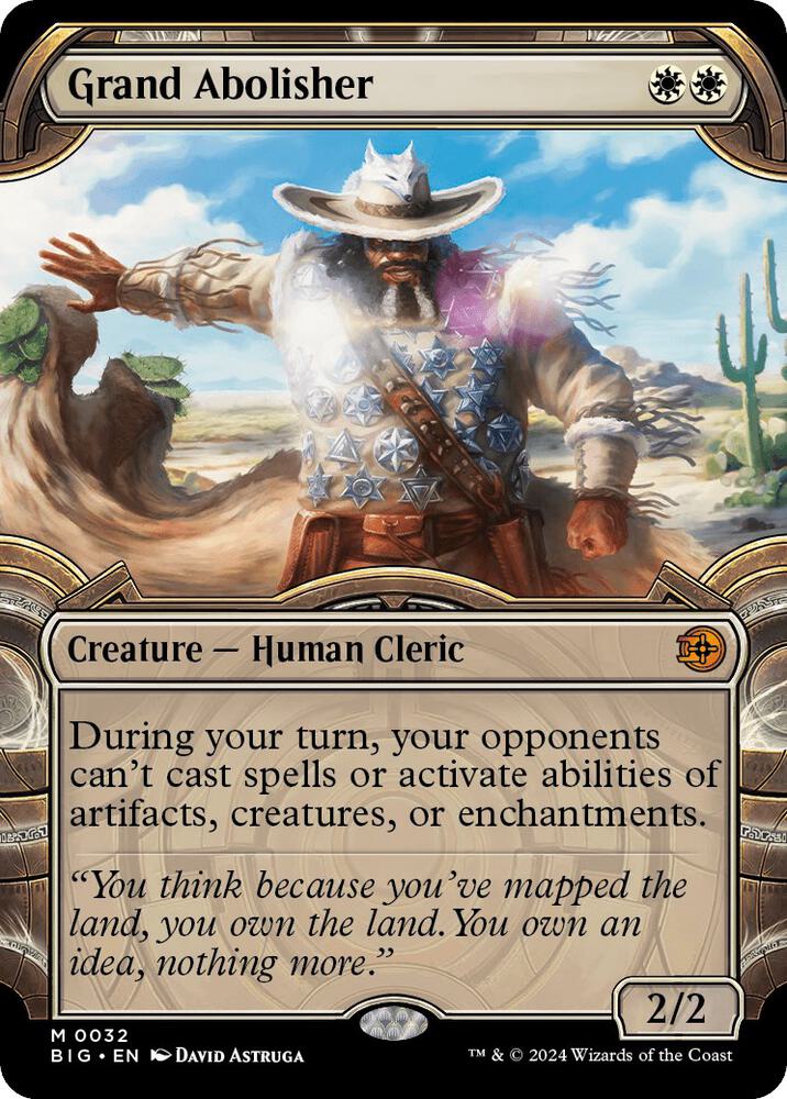 Grand Abolisher 32 (Outlaws of Thunder Junction: The Big Score)  - Showcase Foil