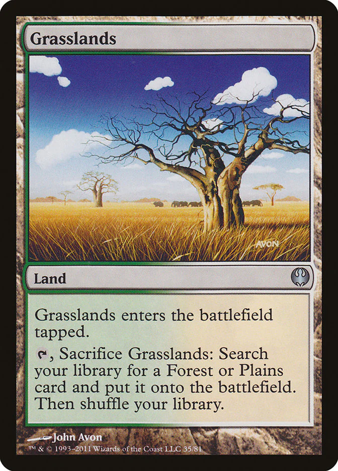 Grasslands 35/81 (Duel Decks: Knights vs. Dragons)