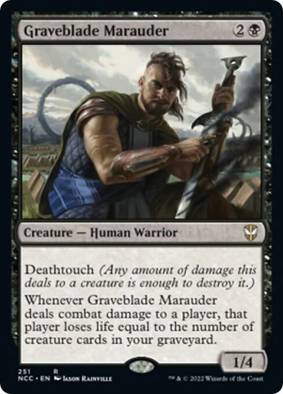 Graveblade Marauder 251/93 (Commander: Streets of New Capenna)