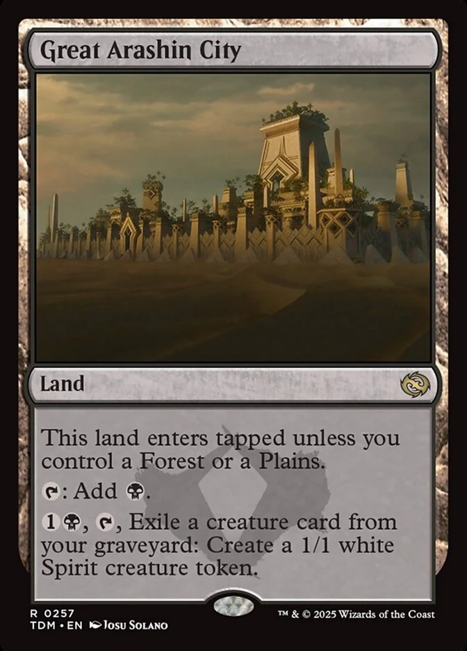 Great Arashin City 257/291 (Tarkir: Dragonstorm)  - Foil